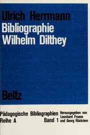 Bibliographie Wilhelm Dilthey