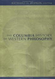 The Columbia history of Western philosophy